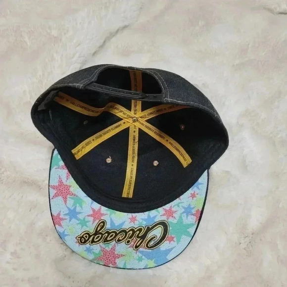 Chicago Bulls NBA Snapback SGA Denim Hat Cap BMO Melonwear 2018 2019 Rare - Picture 4 of 5